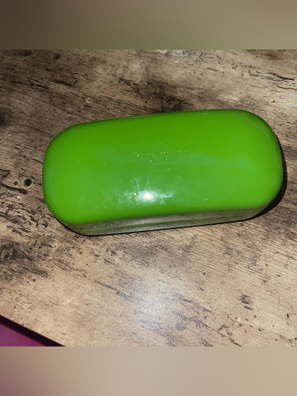 Kate Spade Lime Green Eyewear Glasses Case
